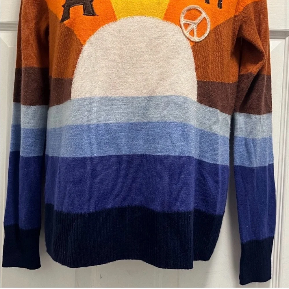 Stoned Immaculate California Dreamin' Wool Sweater Customized Activism MED EUC - Picture 4 of 14